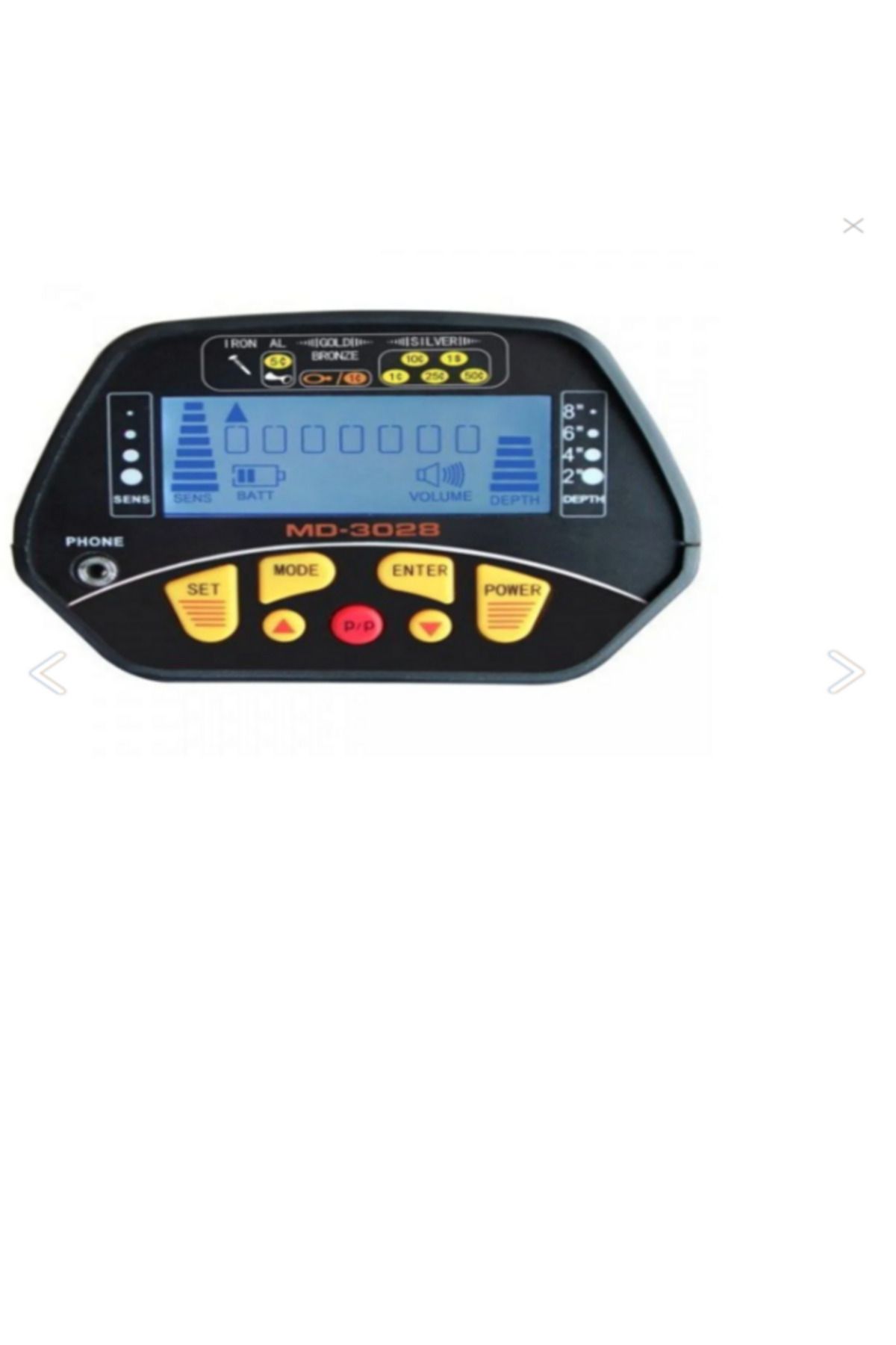 MD 3028 Yüksek Performanslı Define Altın Metal Dedektör