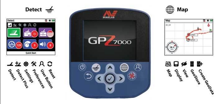 Minelab GPZ 7000 Dedektör Minelab GPZ 7000 Dedektör